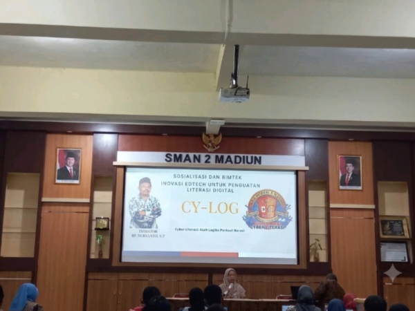 Tingkatkan Kemampuan Literasi Digital, SMAN 2 Madiun Luncurkan Inovasi Web Gamifikasi “Cy-Log”